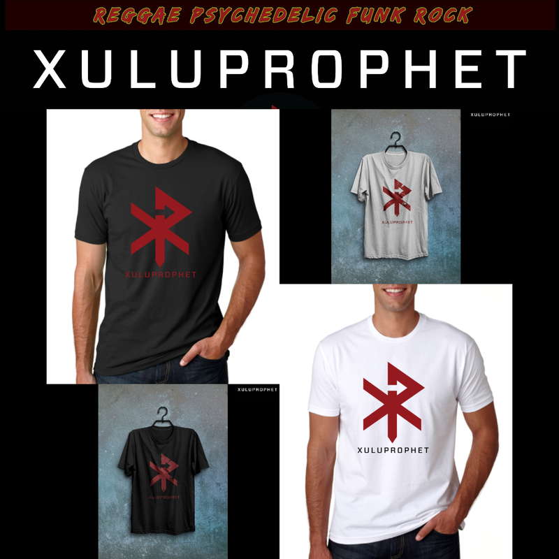 Tees shirts for the band Xuluprophet. Support the music by purchasing some.